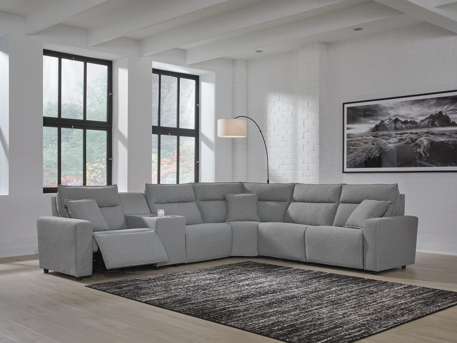 Modmax Power Reclining Sectional - MI Hometown Furnishings (MI)*