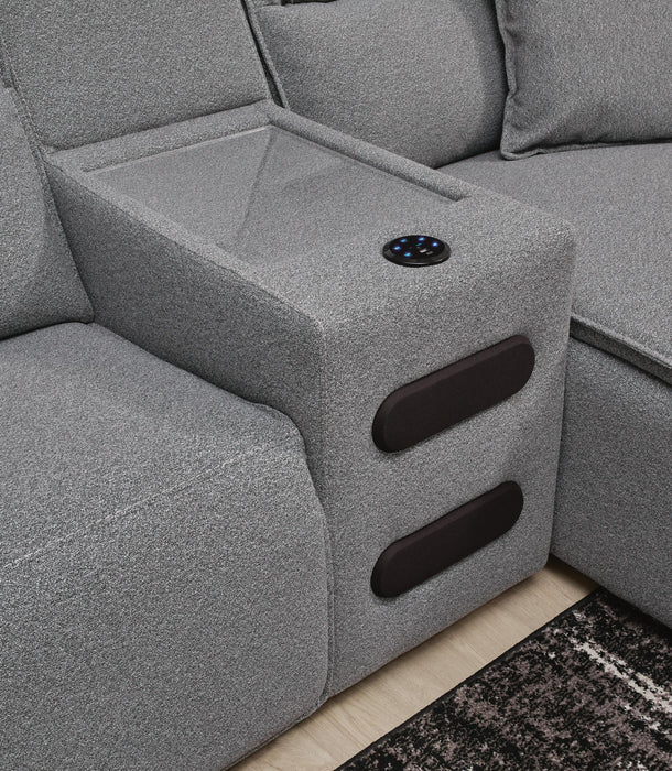 Modmax Power Reclining Sectional - MI Hometown Furnishings (MI)*