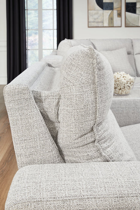 Modmax II Power Reclining Sectional with Audio Consoles - MI Hometown Furnishings (MI)*