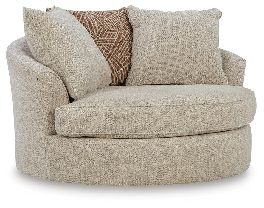 Steelwater Retreat Oversized Swivel Accent Chair - MI Hometown Furnishings (MI)*