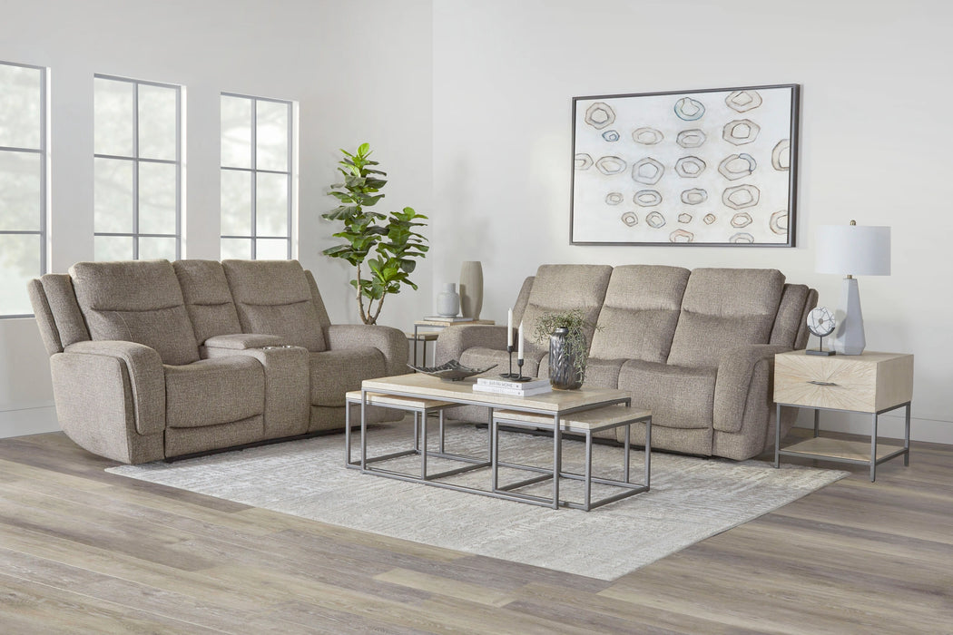 Parker Living Penfield - Frappe Zero Gravity Power Reclining Sofa with Heat Massage and Speaker P3