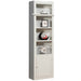 Parker House Boca 9 Piece Entertainment Wall with Corner Bookcases
