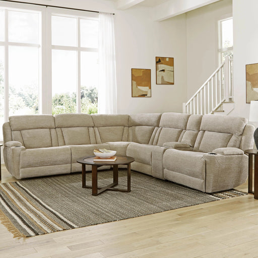 Parker Living Dalton 6 Piece Modular Power Reclining Sectional with Power Adjustable Headrests