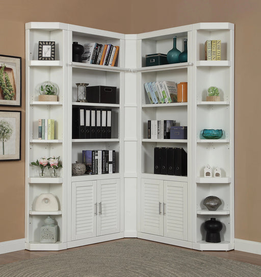Parker House Catalina 5 Piece Library Wall Set in Cottage White