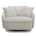 Parker Living Boomer Large Swivel Chair with 2 Toss Pillows Two Pack