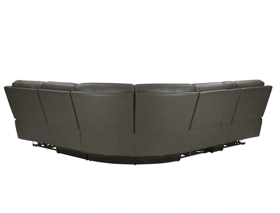 Parker Living Belmont 6 Piece Zero Gravity Power Reclining Sectional with Power Adjustable Headrests