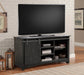 Parker House Durango Console with Sliding Door in Rustic Dark Pine