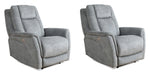 Parker Living Linus - Hudson Grey Zero Gravity Power Recliner Two Pack