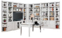 Parker House Boca 12-Piece Library Full Wall w/ Ladder in Cottage White