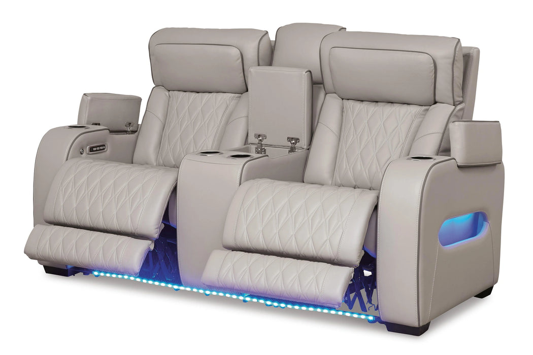 Boyington Power Reclining Loveseat with Console