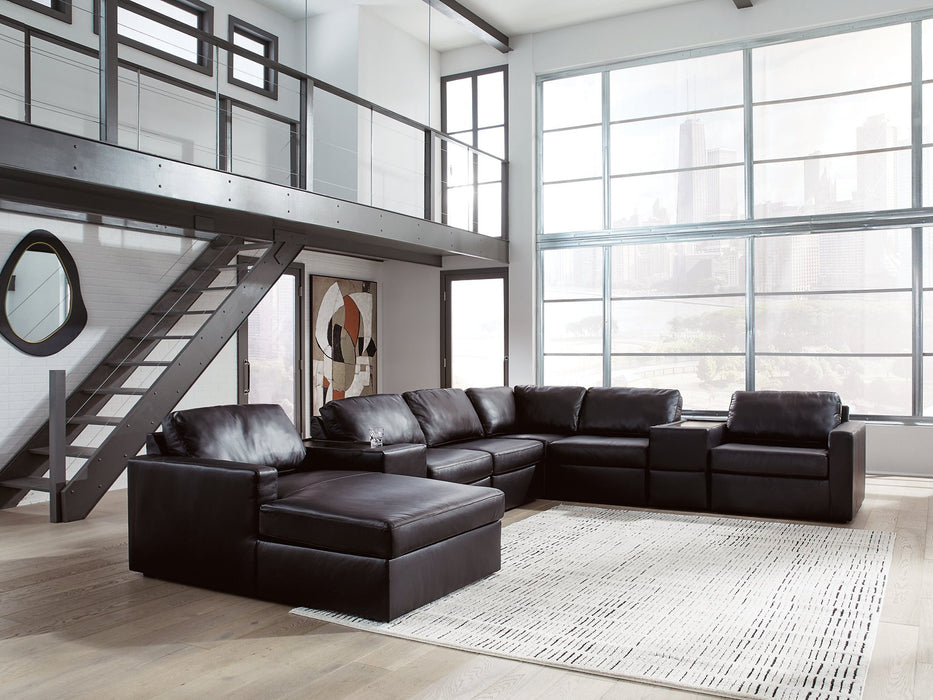 Modmax II Sectional with Chaise and Storage Consoles - MI Hometown Furnishings (MI)*