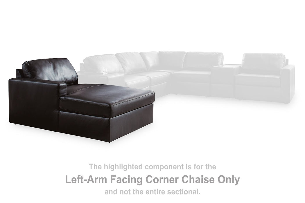 Modmax II Sectional with Chaise and Storage Consoles - MI Hometown Furnishings (MI)*