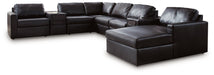 Modmax II Sectional with Chaise and Audio Consoles - MI Hometown Furnishings (MI)*