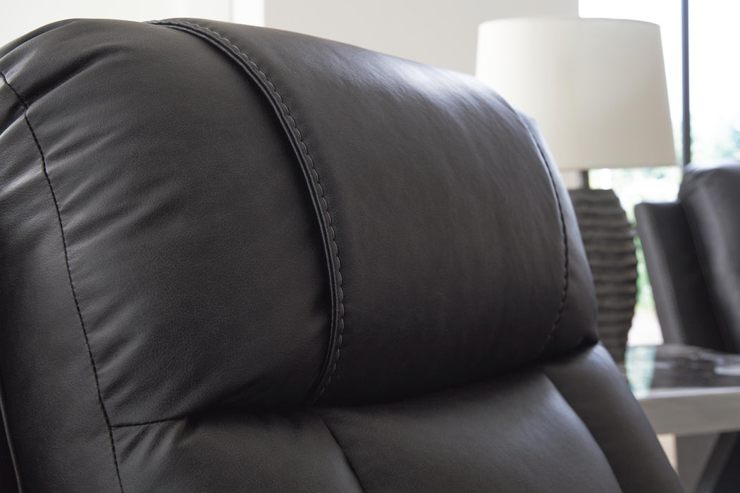 Mackmenville Reclining Loveseat with Console - MI Hometown Furnishings (MI)*