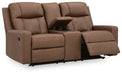 Mackmenville Reclining Loveseat with Console - MI Hometown Furnishings (MI)*