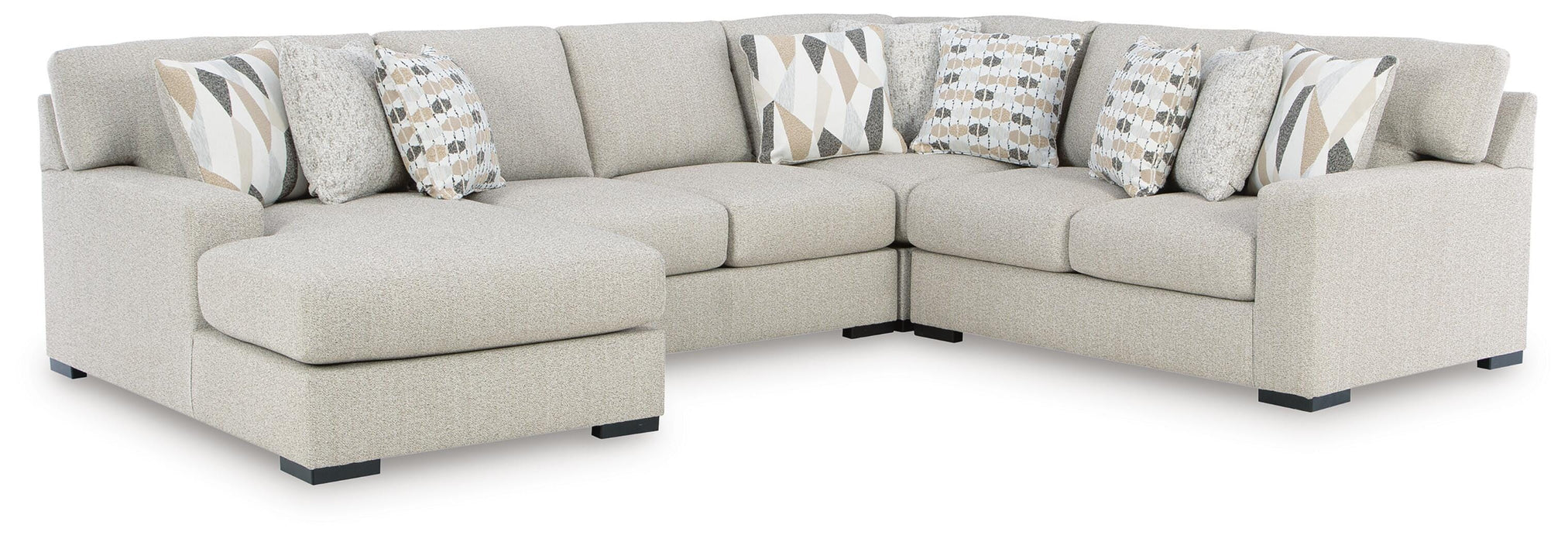 Laurelgrove Sectional with Chaise - MI Hometown Furnishings (MI)*