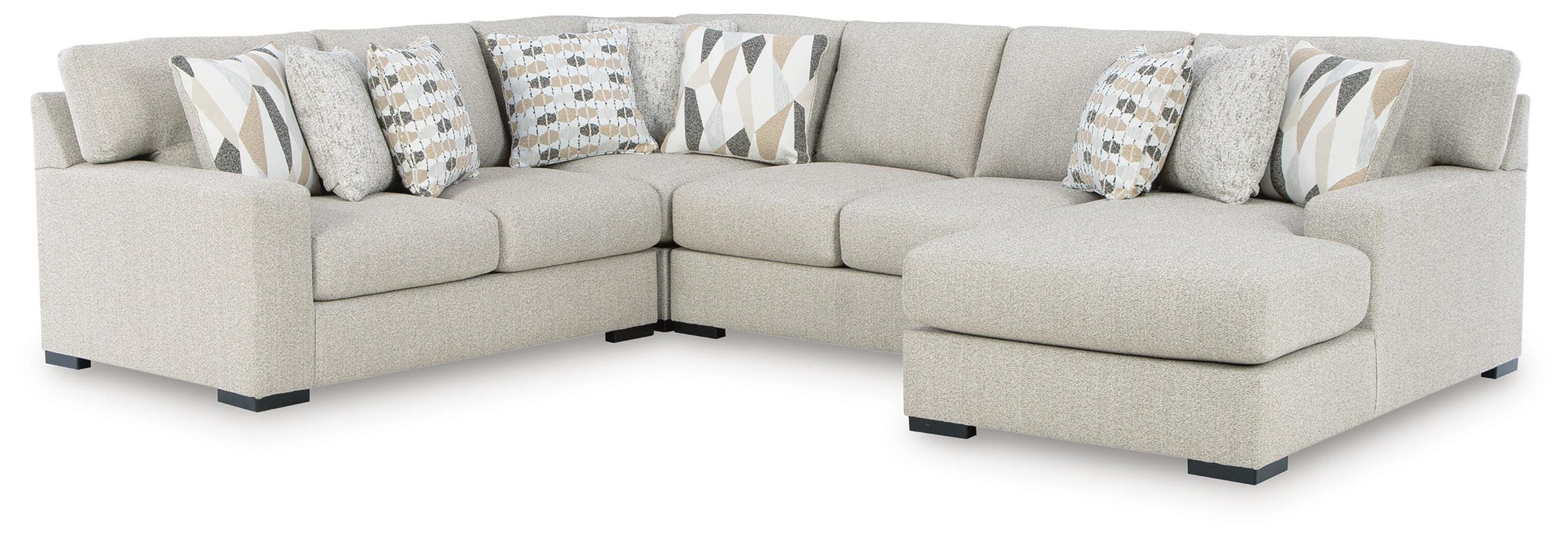 Laurelgrove Sectional with Chaise - MI Hometown Furnishings (MI)*
