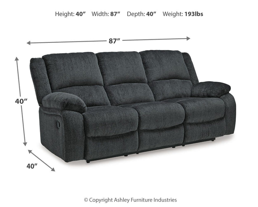 Draycoll Reclining Sofa - MI Hometown Furnishings (MI)*