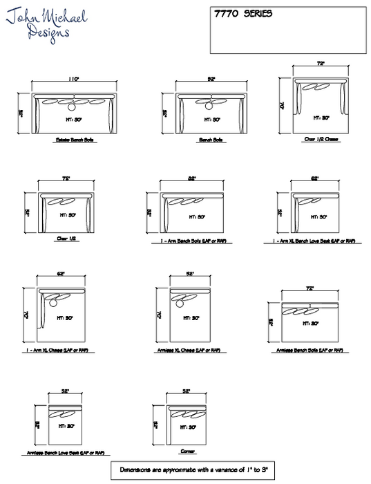 AC Diamante Chair 1/2 Chaise - MI Hometown Furnishings (MI)*