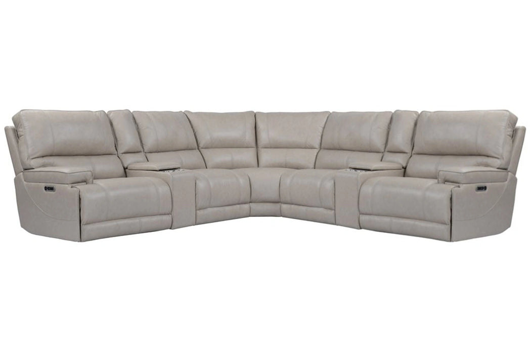 Parker Living Whitman - Powered By Freemotion 7 Piece Modular Power Reclining Sectional with Power Adjustable Headrests