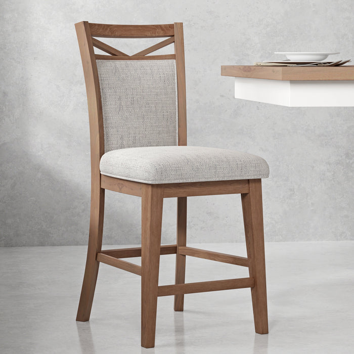 Parker House Americana Modern Dining Upholstered Counter Chair Two Pack