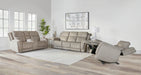 Parker Living Penfield - Frappe Zero Gravity Power Reclining Sofa with Heat Massage and Speaker P3