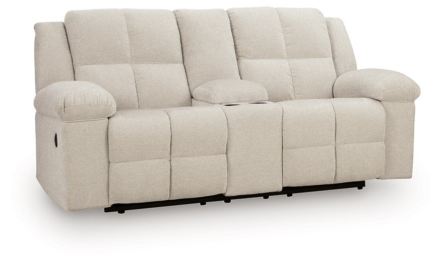 Orlen Reclining Loveseat with Console - MI Hometown Furnishings (MI)*