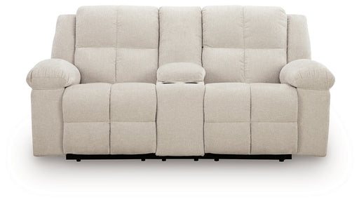Orlen Reclining Loveseat with Console - MI Hometown Furnishings (MI)*