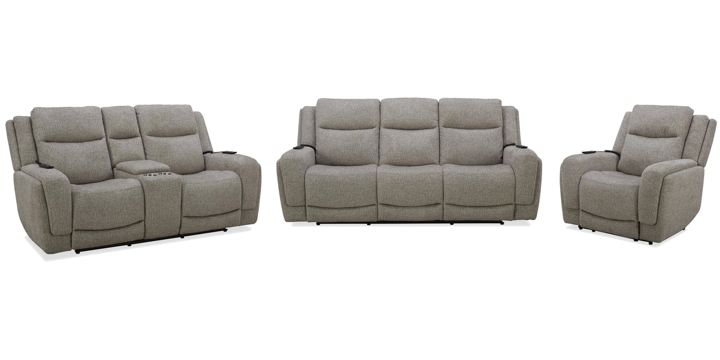 Parker Living Penfield - Frappe Power Reclining Sofa Loveseat and Recliner