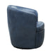 Parker Living Barolo 100% Italian Leather Swivel Club Chair