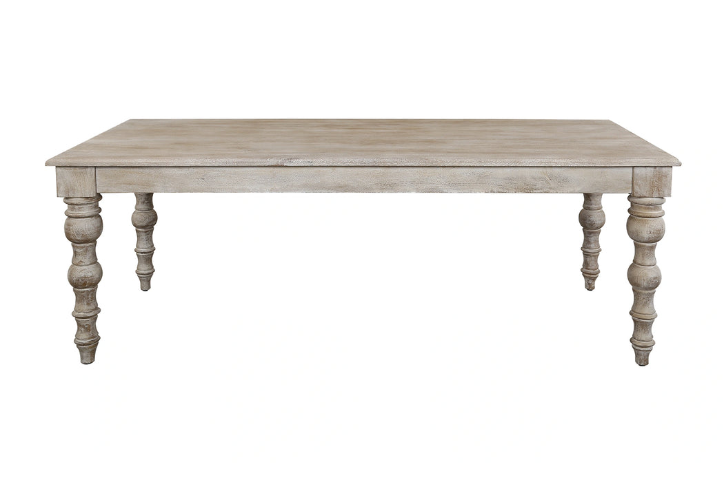 Parker House Crossings - Eden Dining 84 Inch Rectangular Dining Table With 4 Upholstered Chairs