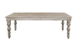 Parker House Crossings - Eden Dining 84 Inch Rectangular Dining Table With 4 Upholstered Chairs