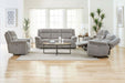 Parker Living Richland - Bristol Grey Power Reclining Sofa Loveseat and Recliner