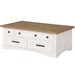 Parker House Americana Modern - Cotton Lift Top Cocktail Table with 2 Chairside Tables