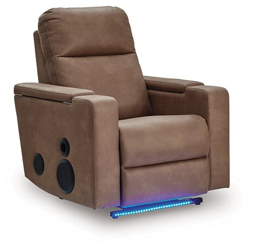 Lorrenton Power Glider Recliner with Audio System - MI Hometown Furnishings (MI)*
