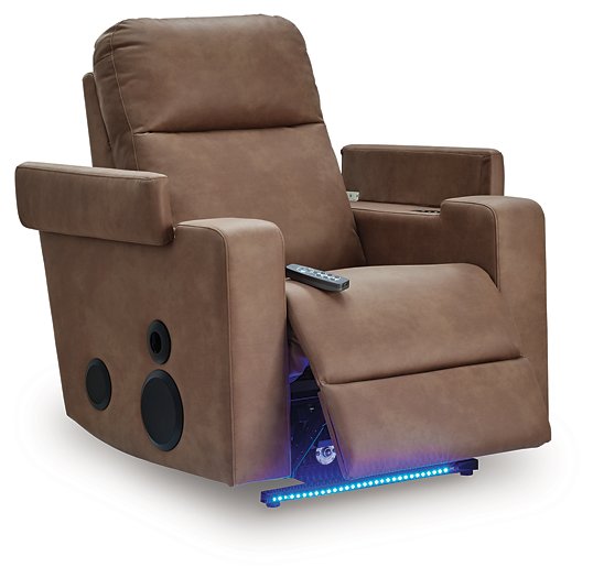 Lorrenton Power Glider Recliner with Audio System - MI Hometown Furnishings (MI)*
