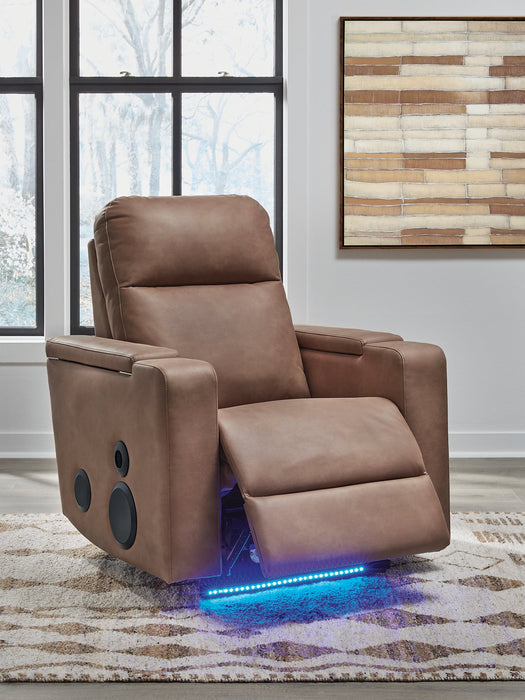 Lorrenton Power Glider Recliner with Audio System - MI Hometown Furnishings (MI)*