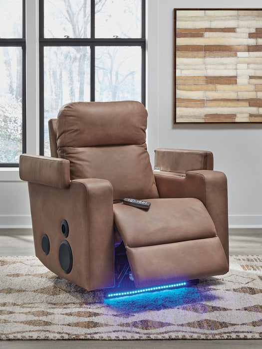 Lorrenton Power Glider Recliner with Audio System - MI Hometown Furnishings (MI)*