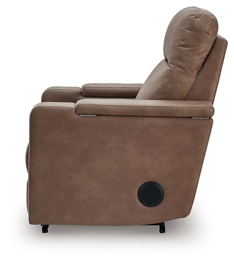 Lorrenton Power Glider Recliner with Audio System - MI Hometown Furnishings (MI)*