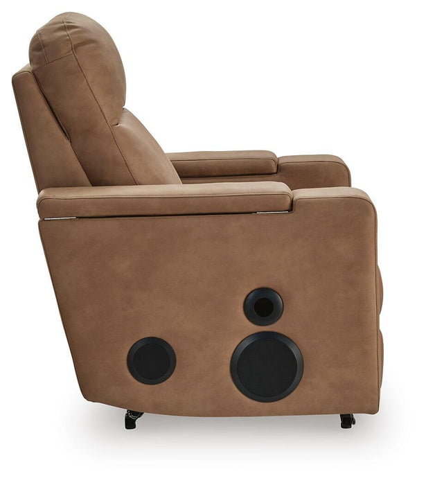 Lorrenton Power Glider Recliner with Audio System - MI Hometown Furnishings (MI)*