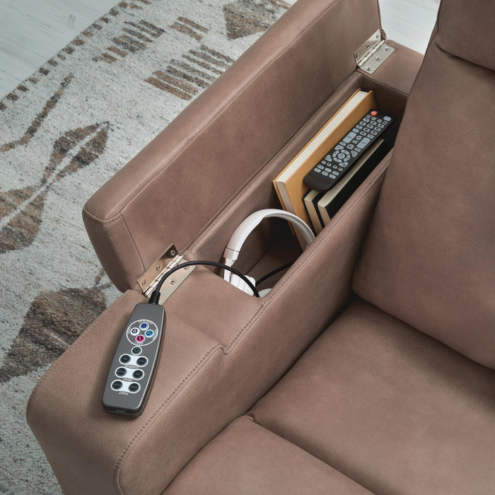 Lorrenton Power Glider Recliner with Audio System - MI Hometown Furnishings (MI)*