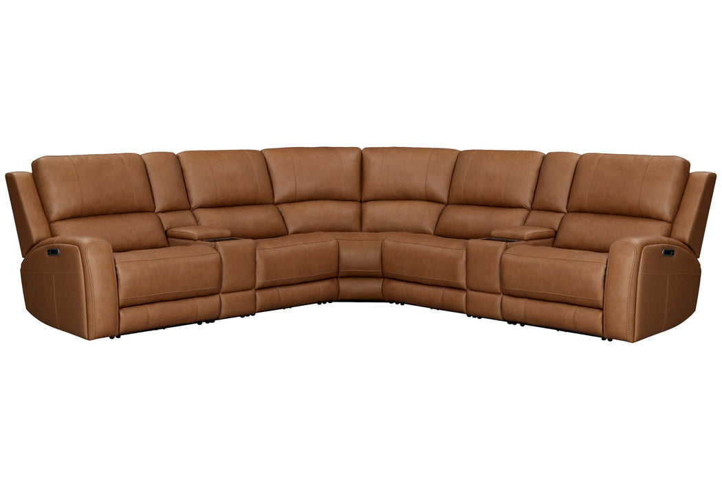 Parker Living Belmont 7 Piece Zero Gravity Power Reclining Sectional with Power Adjustable Headrests