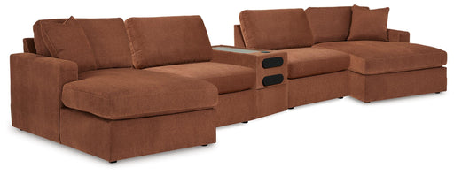 Modmax 5 Piece Sectional with Audio Console - MI Hometown Furnishings (MI)*