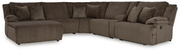 Top Tier Reclining Sectional with Chaise - MI Hometown Furnishings (MI)*