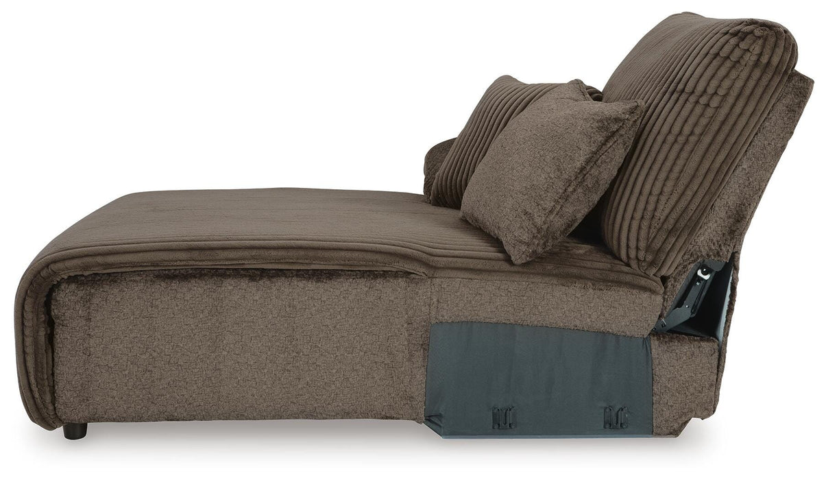 Top Tier Reclining Sectional with Chaise - MI Hometown Furnishings (MI)*