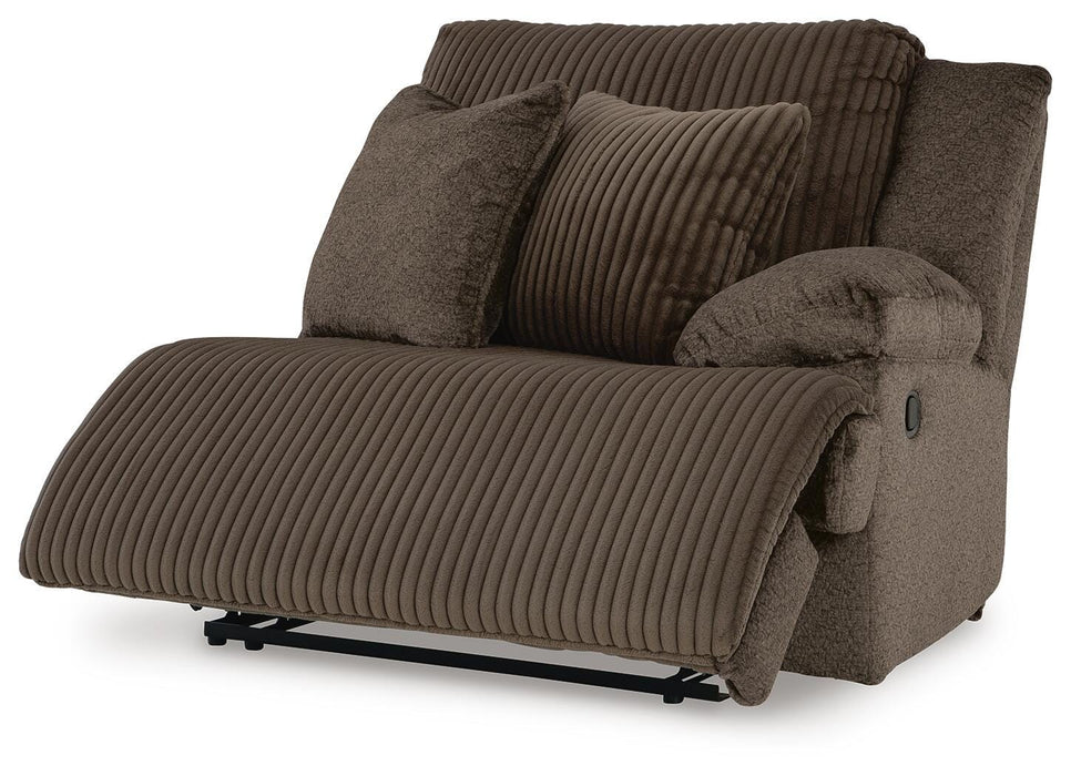 Top Tier Reclining Sectional with Chaise - MI Hometown Furnishings (MI)*