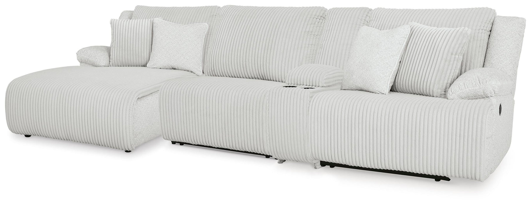 Top Tier Reclining Sectional with Chaise - MI Hometown Furnishings (MI)*