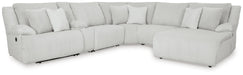 Top Tier Reclining Sectional with Chaise - MI Hometown Furnishings (MI)*
