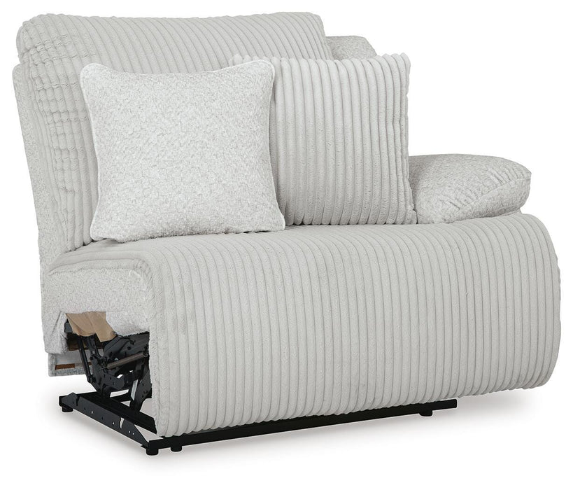 Top Tier Reclining Sectional with Chaise - MI Hometown Furnishings (MI)*