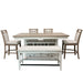 Parker House Americana Modern Dining Upholstered Counter Chair Two Pack